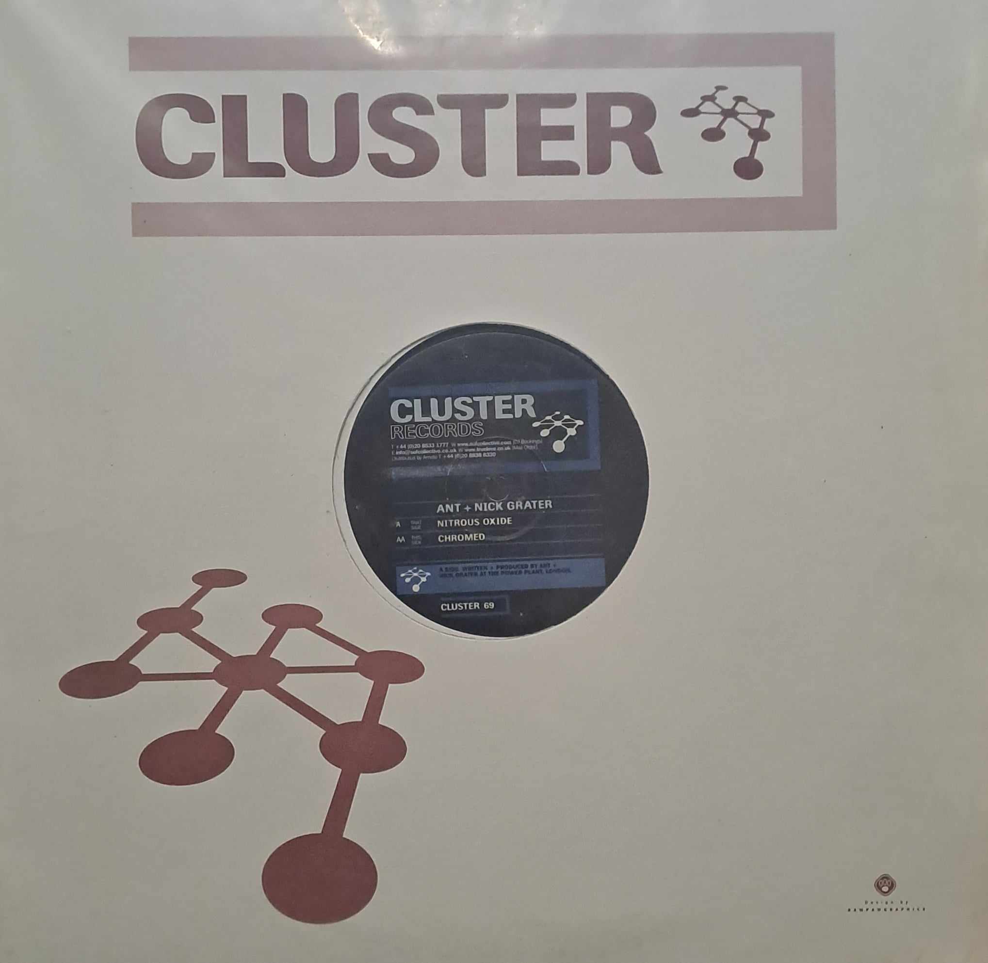 Cluster Records 69 - vinyle techno